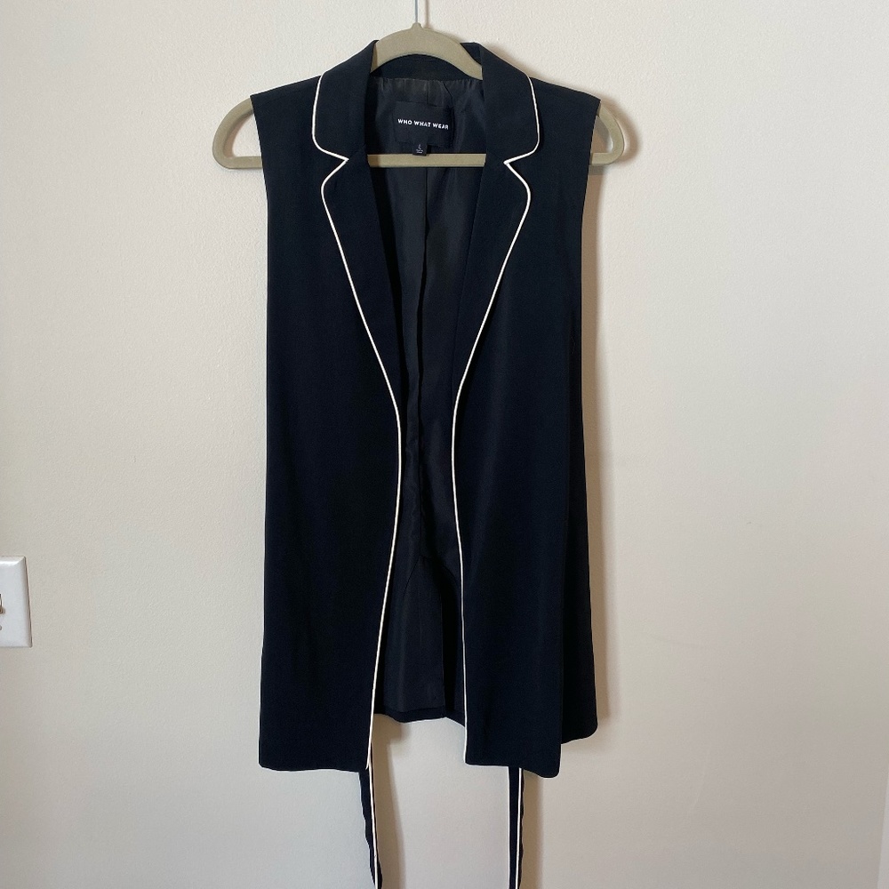 Who What Wear Black Vest